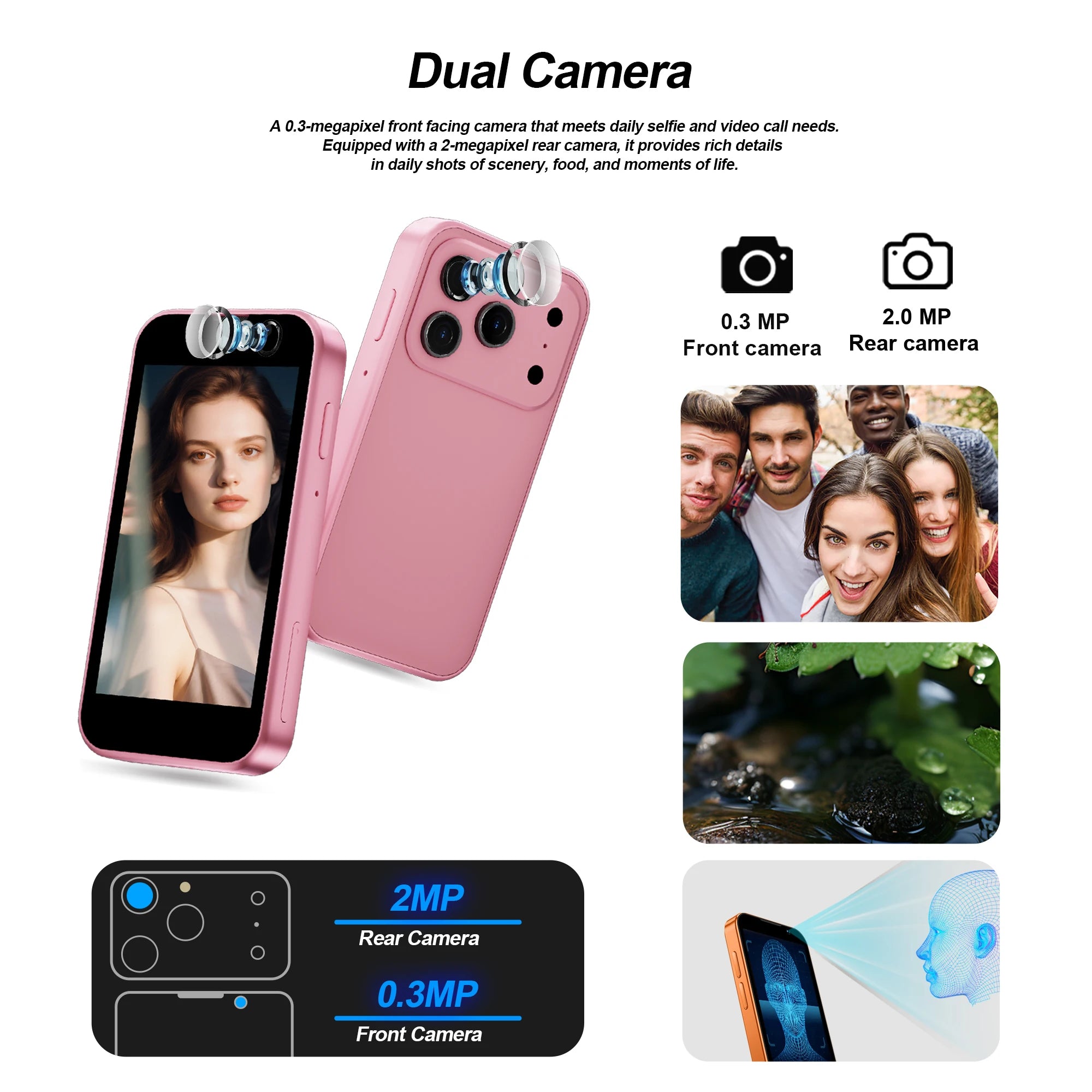 SERVO 17SE mini Smartphone Android 9.0 2GB+16GB Dual SIM 3.0'' Screen Play Store WhatsAPP GPS WiFi 3G WCDMA Small mobile phones