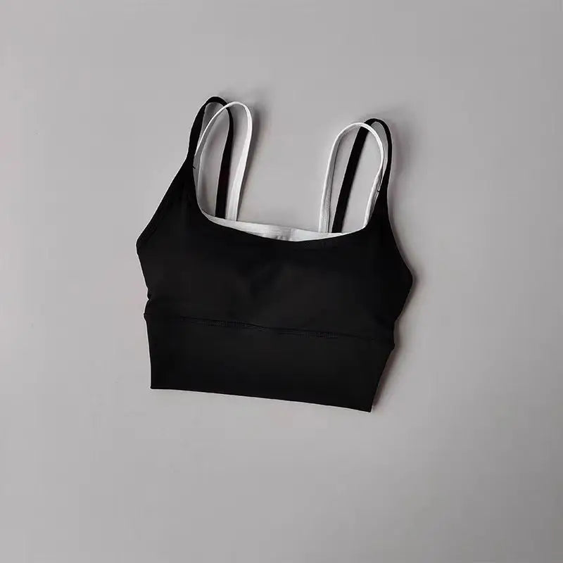 Women Breathable Sports Bra Shockproof Fitness Tops Push Up Gym Crop Top Brassiere Sport Bras Gym Workout Top Seamless Yoga Bra