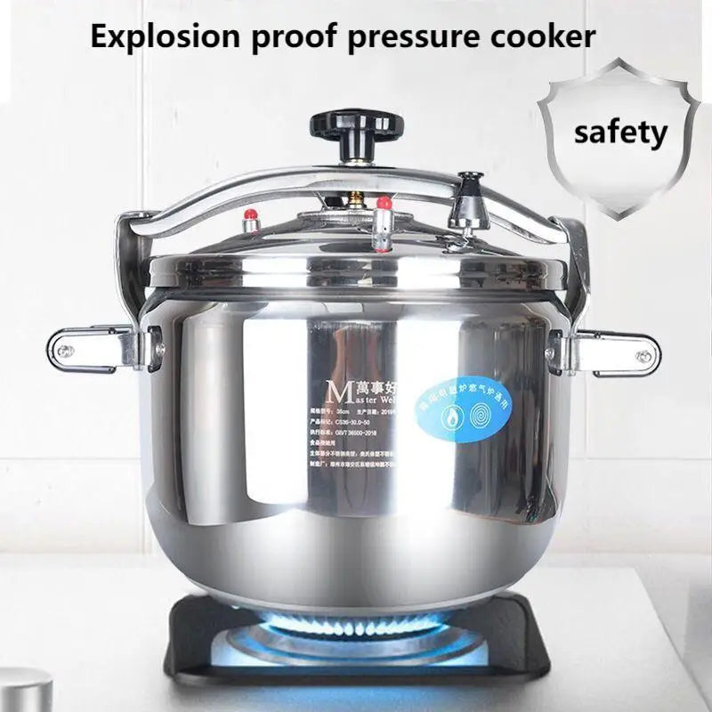 Pressure Cooker 12 QT, Stainess Steel Pressure Canner 12 Quart, Explosion-Proof Cookware, Unlock Lid, One-handed lid opening