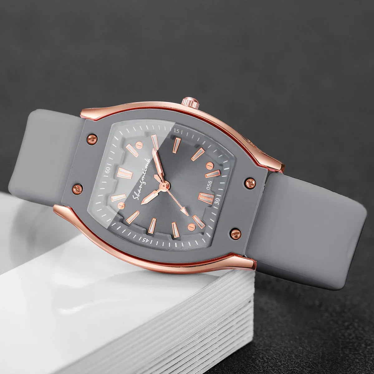Fashion Women Watches Casual Silicone Strap Ladies Quartz Wristwatch Reloj Mujer Girls Clock Gift(Without Box)