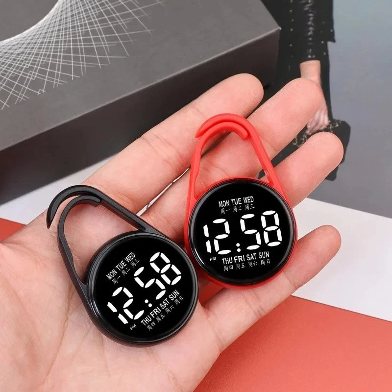 LED electronic hanging watch night light digital electronic hanging watch pocket watch