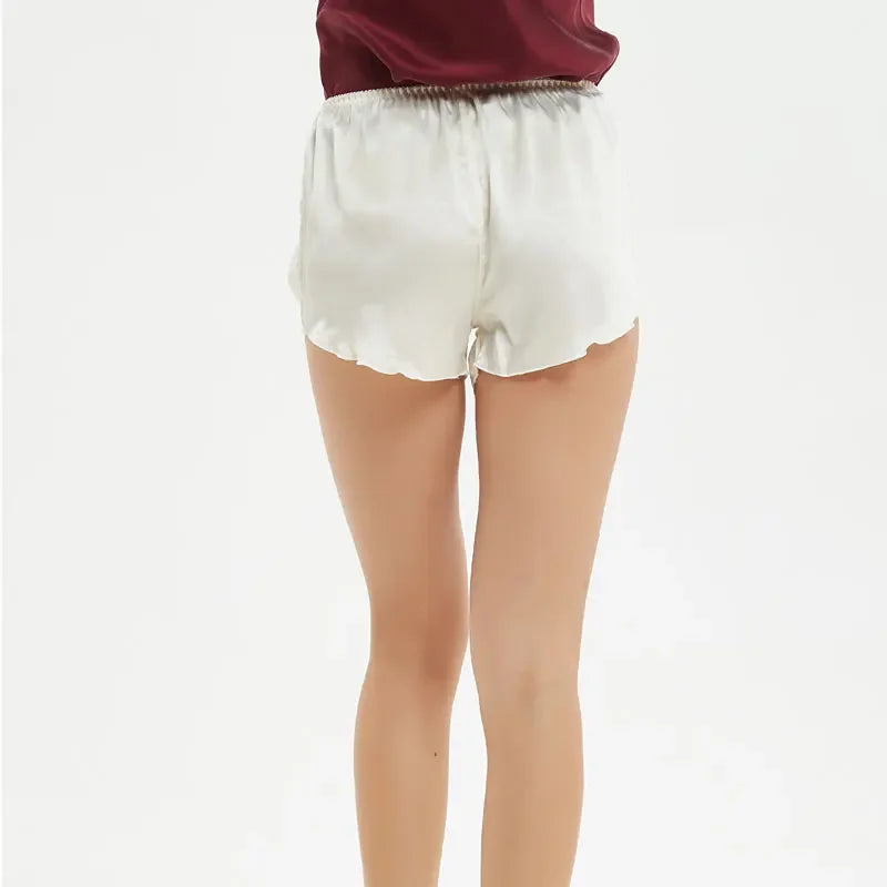 Summer New Women's Silk Pants Home Safety Underlay Shorts Silk underpants panties women  women underwear leggings