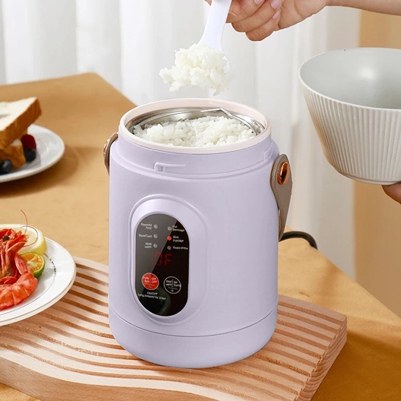 New Multifunctional Rice Cooker Portable Small Travel Electric Kettle Household Electric Cooker Hot Pot 110V US/220V EU Plug 66