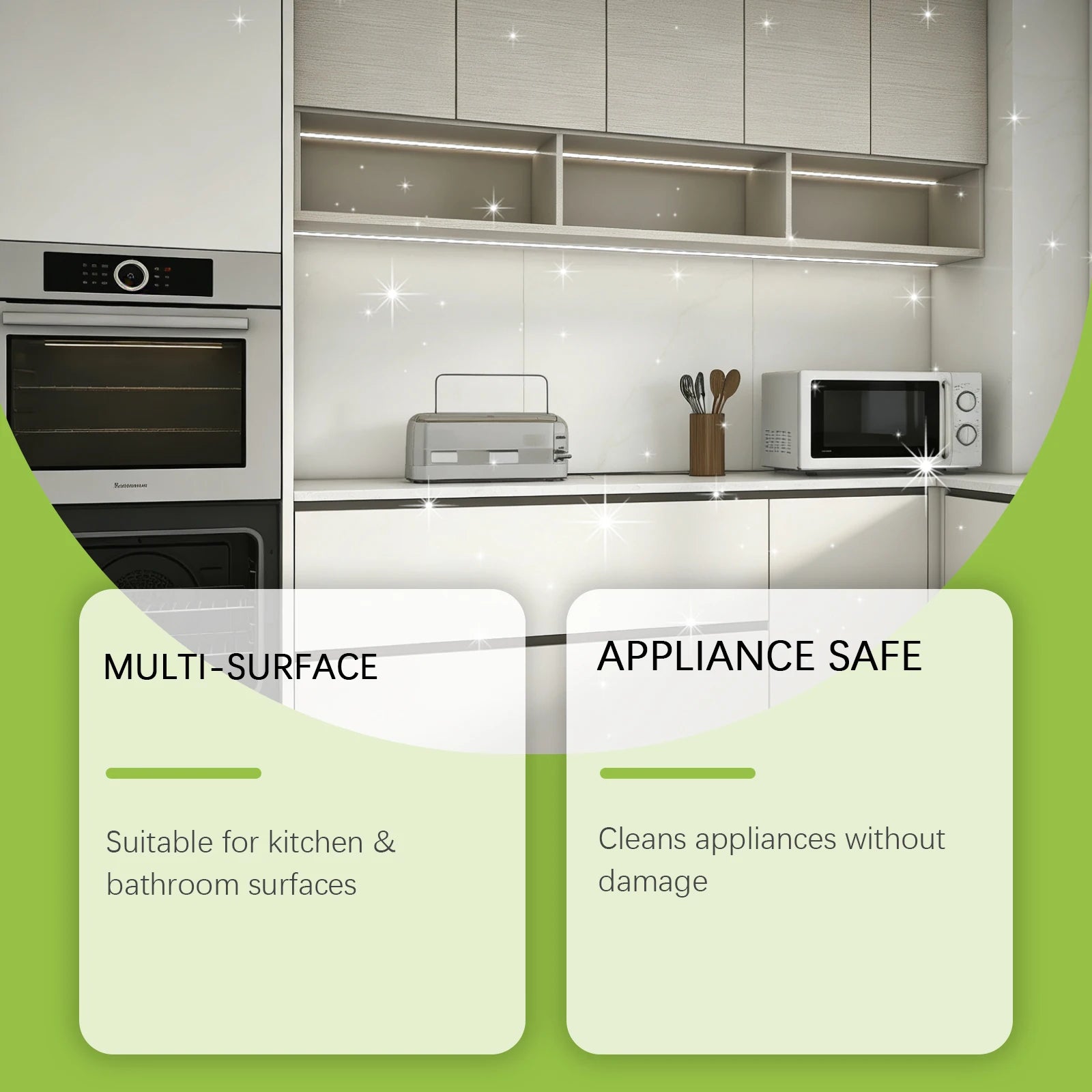 Surface-Safe Household Appliance Cleaner - Mild Cleaning for Shine & Freshness, All-Appliance Compatible, Daily-Use