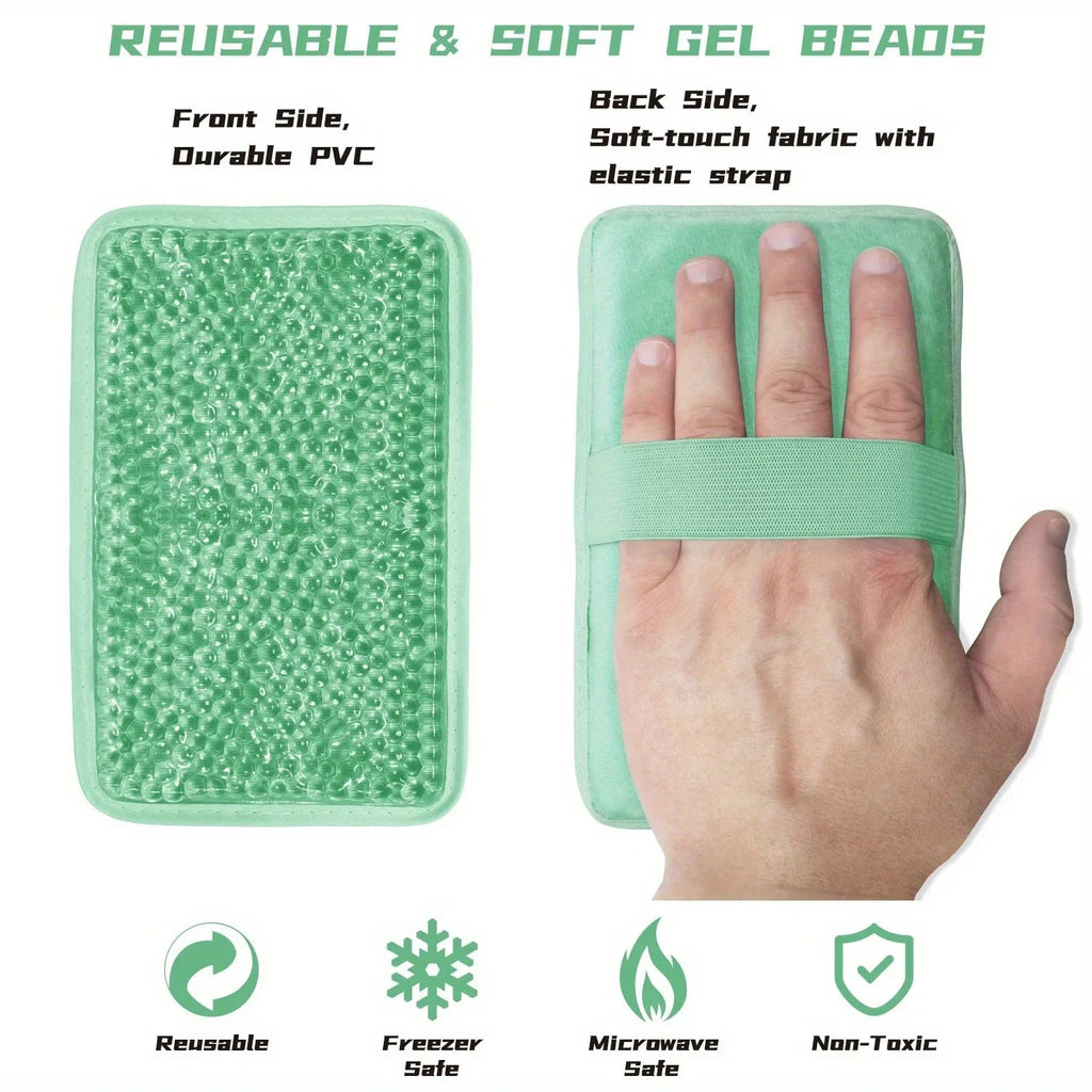 Hot & Cold Therapy Gel Packs Reusable Ice Pack Pain Fever Relief Water Cool Heat Convenient Bag Cooling Ice Bag for Knees Ankles