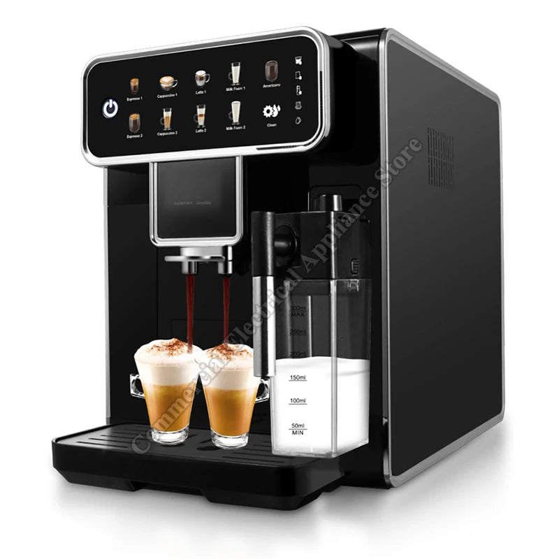 Full-automatic Coffee Machine Integrated DIY Latte Flower Drawing Pumping Household Small Italian  Steam Milk Foaming