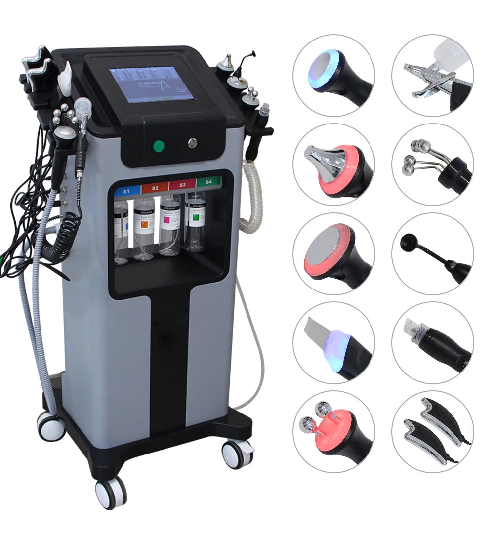 10-in-1 Aqua Peel & Oxygen Facial System – Professional Skin Care