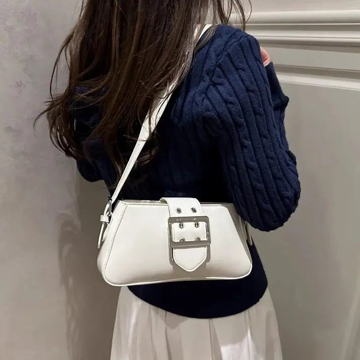 Versatile Crossbody Bag Retro Underarm Bag for Commuting And Work High-End Feel Handbag New 2025 Style Casual Hobo Bag