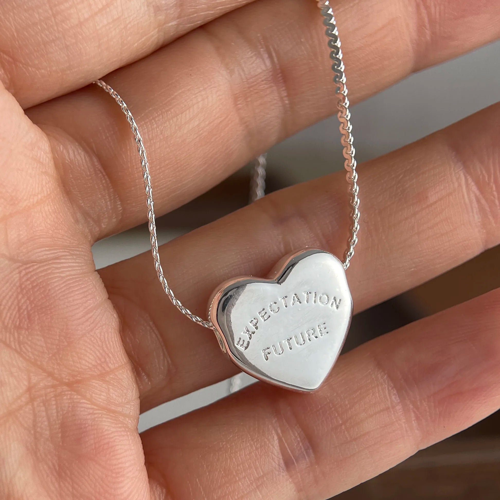 S925 Sterling Silver Necklaces For Women Simple Chain Fashion Minimalist Pendant Necklaces Letter Heart Necklace Birthday Gift