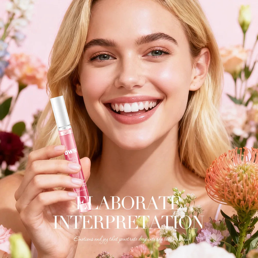 5/1pcs Flowers Perfume Set strong Fresh Sweet Body Fragrance for Dating Flirting Daily Use Romantic Valentine's Day Gift 10ml