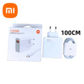 Original Xiaomi Charger 120W Turbo Super Fast Charge EU Adapter Type C Cable For Mi 13t 12s Redmi Note 14 13 12 Pro Plus Phone
