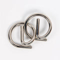 Classic IQ Magic Metal Wire Puzzle Thicker 60MM Disentanglement Brain Teasers for Adults Kids Challenging Logic Educational Toys