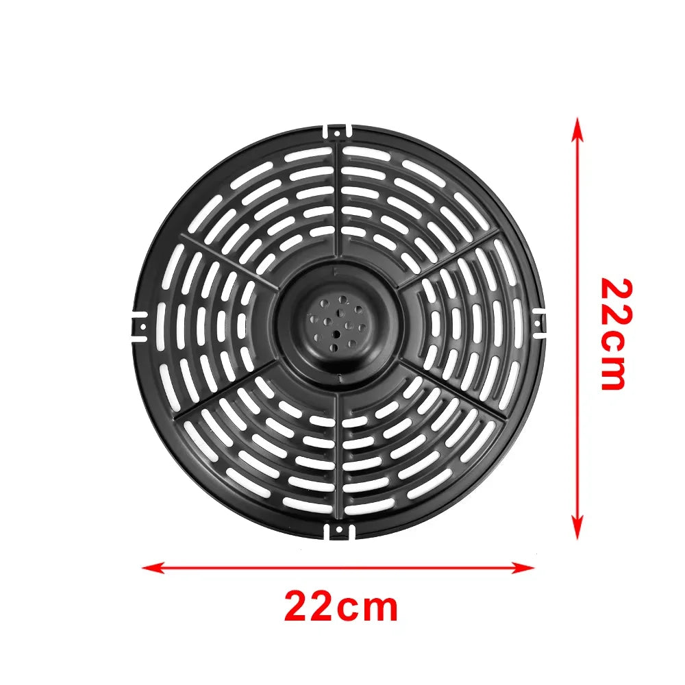 Airfryer Basket Replacement Grill Pan Oven Baking Tool Air Fryer Power Parts Plate Tray Food Cooking Divider Kitchen Accessories