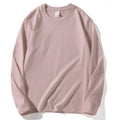 2026 Autumn Women Leisure Cotton Daily Long Sleeve Tops Lady Versatile Round Neck Baggy Clothes Female Concise Solid T-shirts