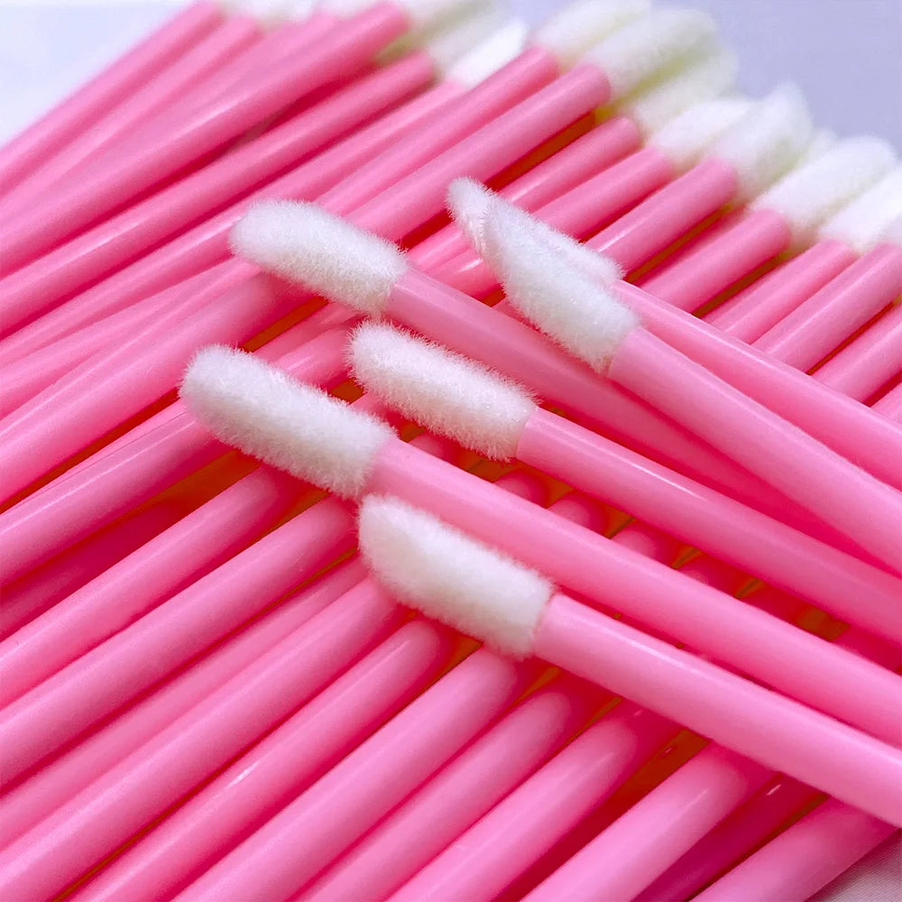 50/500PCS Disposable Lip Brush Eyelash Extension Makeup Brushes Lash Extension Mascara Applicator Lipstick Wands Cosmetic Tools