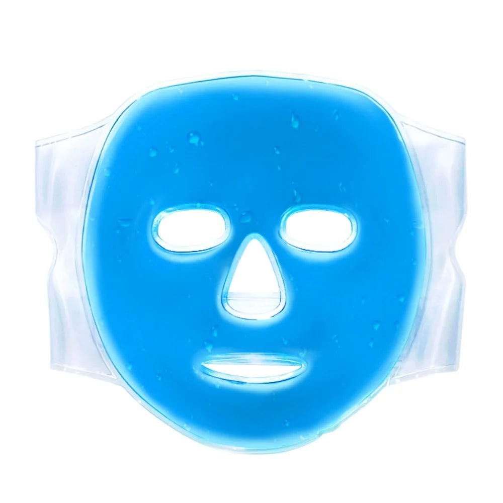 Cold Face Eye Mask Ice Pack Reduce Face Puffy, Dark Circles, Gel Beads Hot Heat Cold Compress Pack Face SPA for Women Sleeping