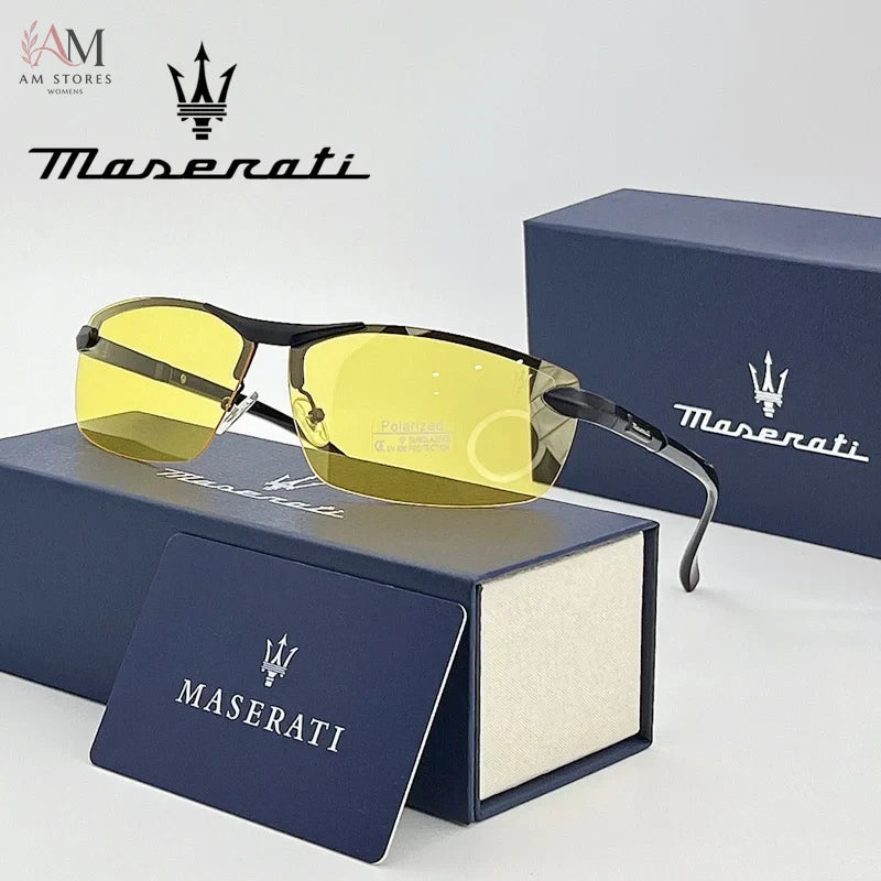 MASERATI Unisex Polarized Driving Sunglasses UV400 - view 8