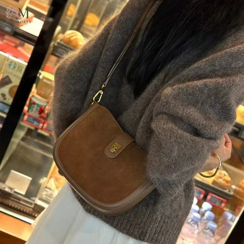 Women's Leather Crossbody Bag - view 9