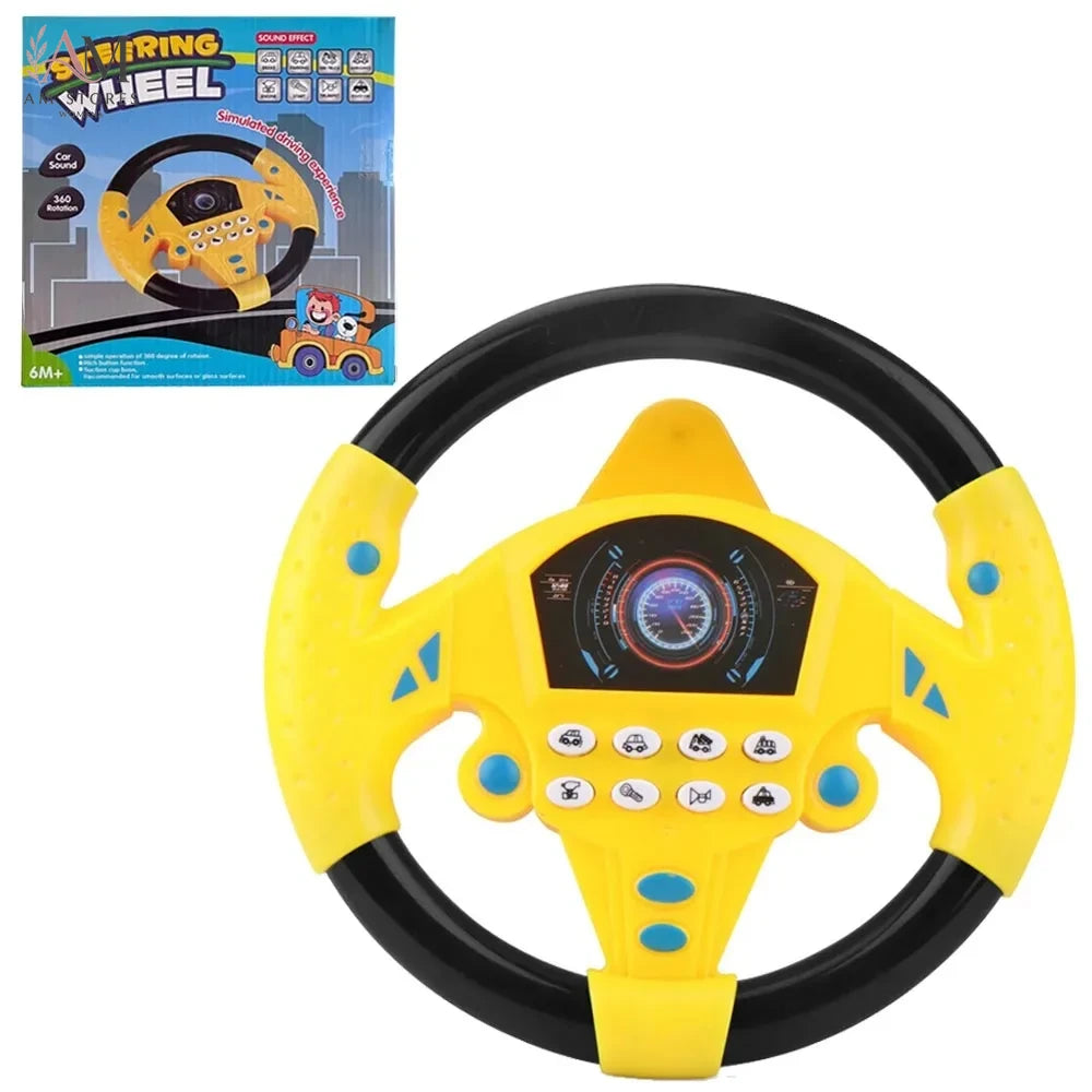 Baby Educational Light-Up Sound Steering Wheel Toy - view 9