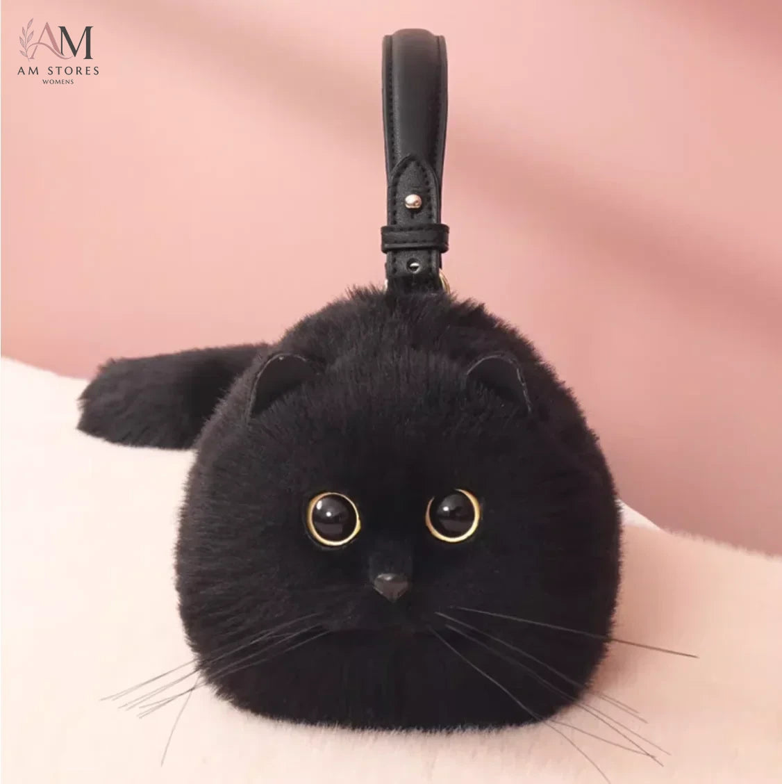 Plush Cat Shoulder Messenger Bag - view 9