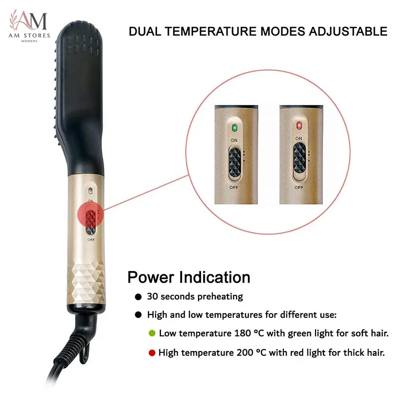 Portable Hair Straightening Brush - view 3