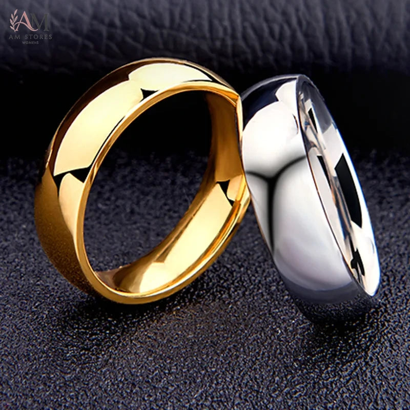 Stainless Steel Wedding Couple Unisex Ring - view 1