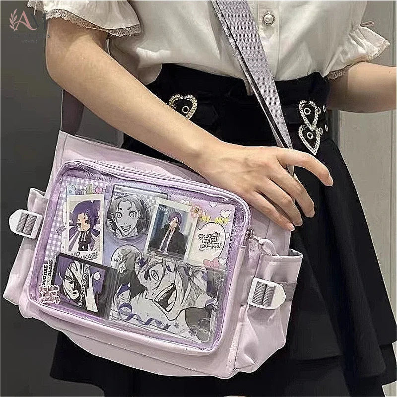 Women's Transparent Crossbody Bag - view 1