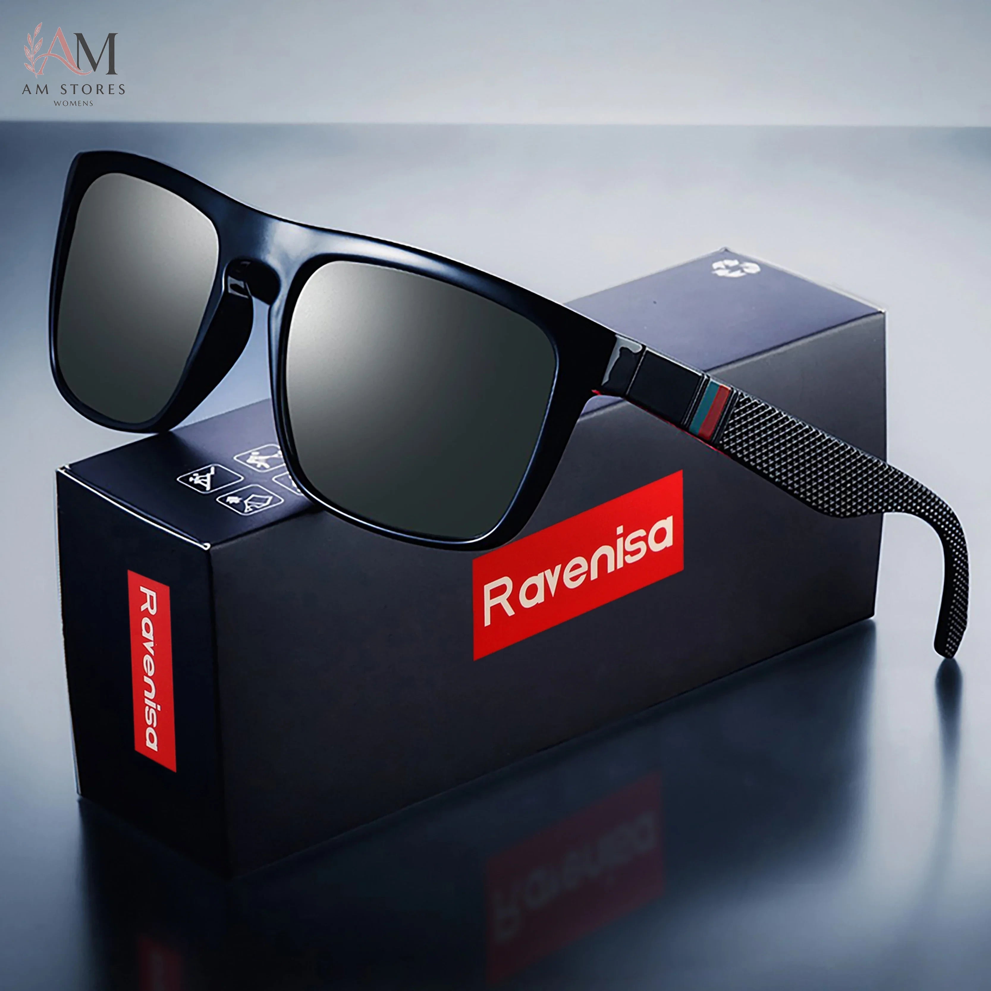 Unisex Vintage Square Polarized Driving Sunglasses UV400 - view 5