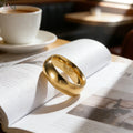 Stainless Steel Wedding Couple Unisex Ring - view 5