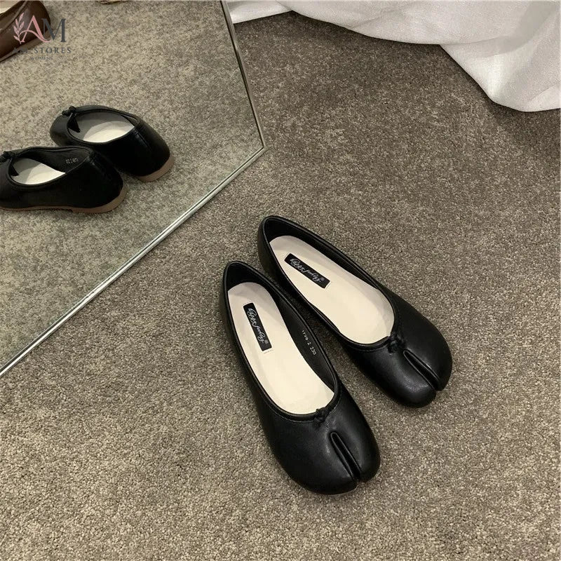 Women's Leather Slippers - view 4