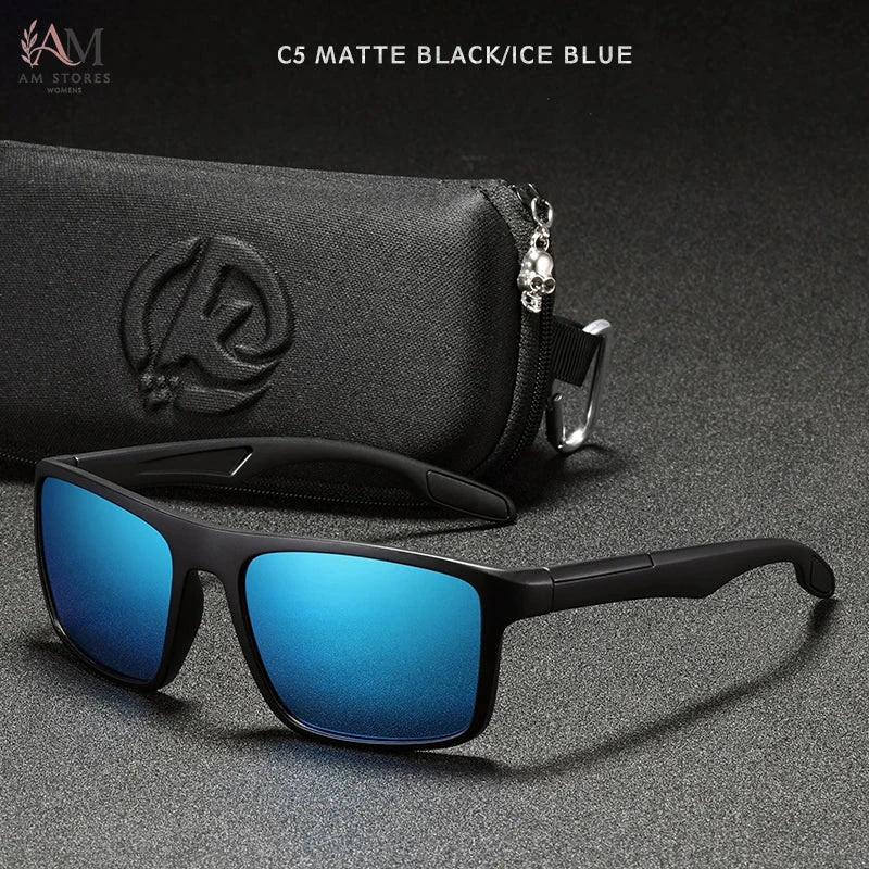 KDEAM Unisex Rectangle Polarized Sports Sunglasses - view 13