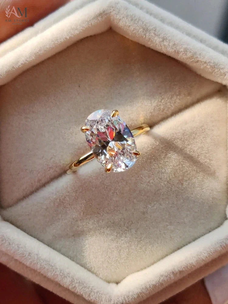 Cubic Zirconia Engagement Wedding Women's Ring - view 3
