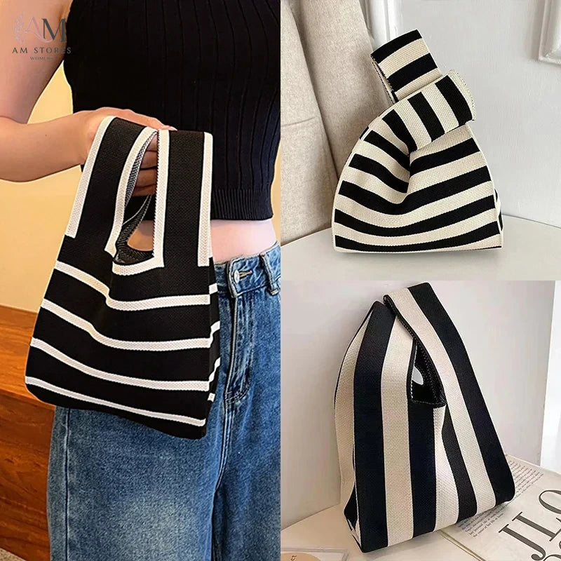 Women's Handwoven Mini Button Handbag - view 3