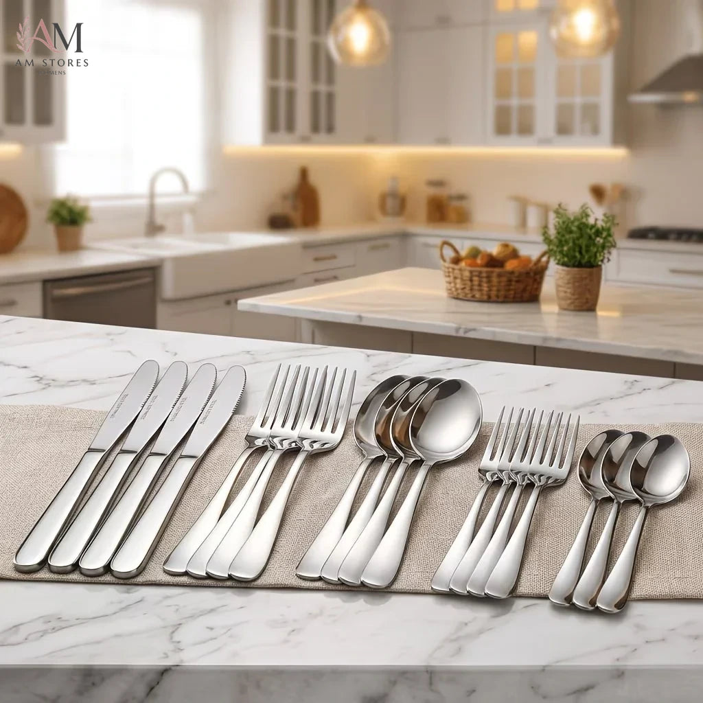 20-Piece Stainless Steel Flatware Set - view 4