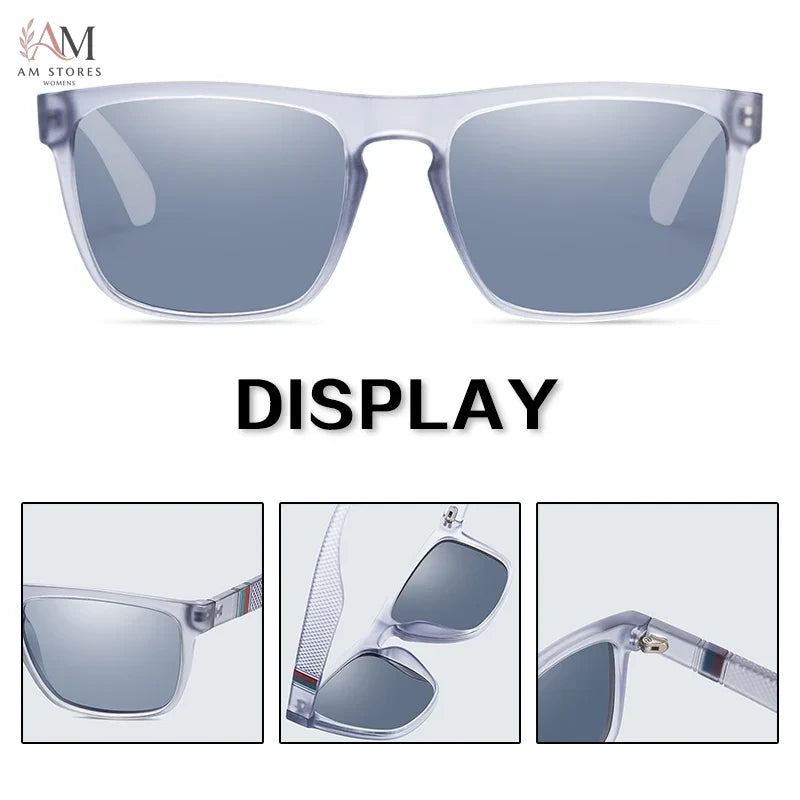 Unisex Vintage Square Polarized Driving Sunglasses UV400 - view 3