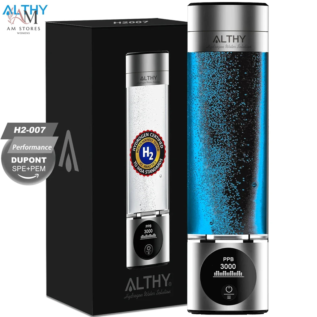 Hydrogen Water Generator Bottle with Digital Display - Image 1