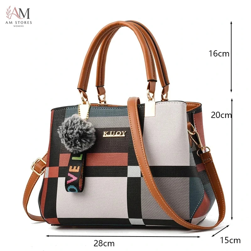 PU Women's Leather Large-Capacity Crossbody Bag - view 8