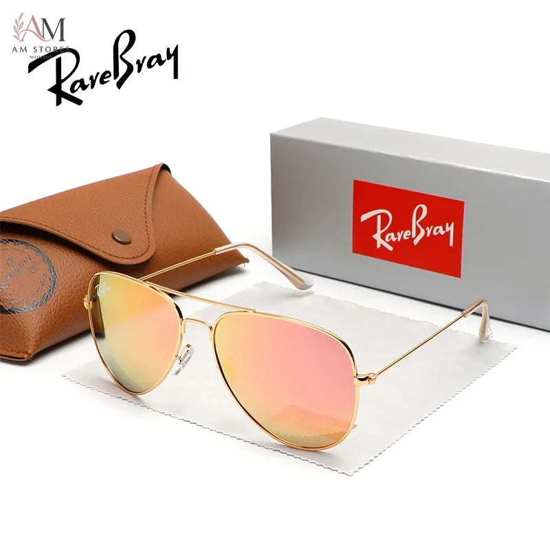 RareBray Unisex Vintage Aviator Polarized Anti-Glare Eyeglasses UV400 - view 7