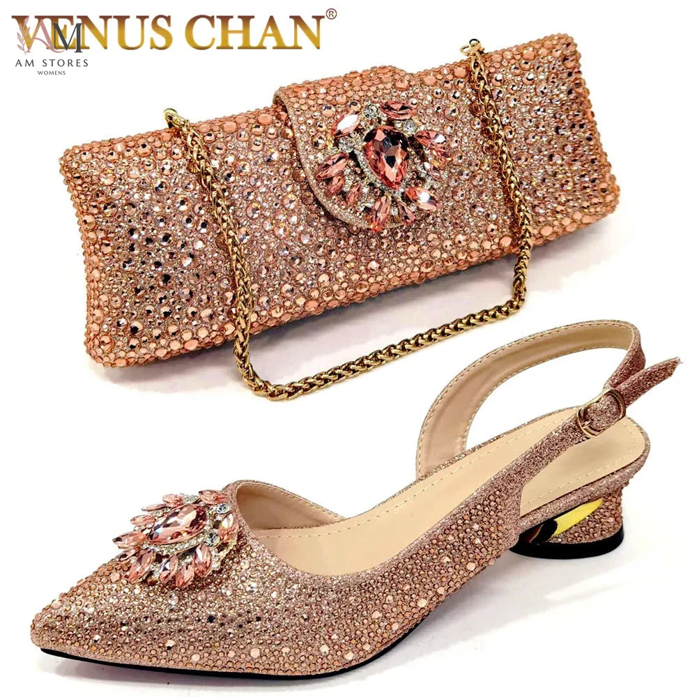 Women's Comfort Rhinestone High-Heel Pumps - view 1