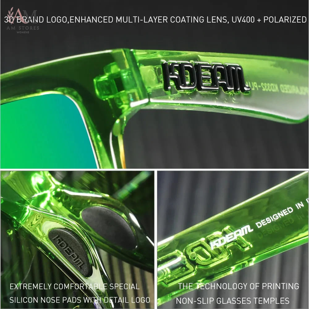 KDEAM Unisex Oversized Square Polarized Photochromic Sunglasses - view 4