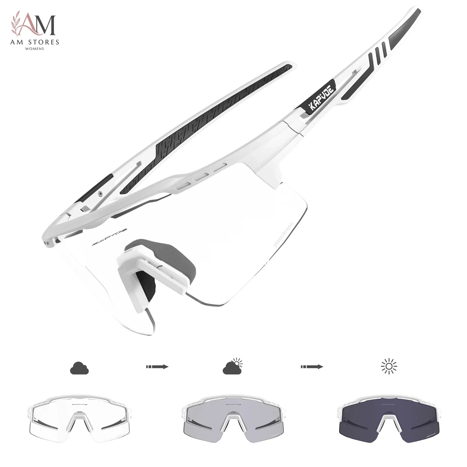 Unisex Photochromic Cycling Sunglasses UV400 - view 17
