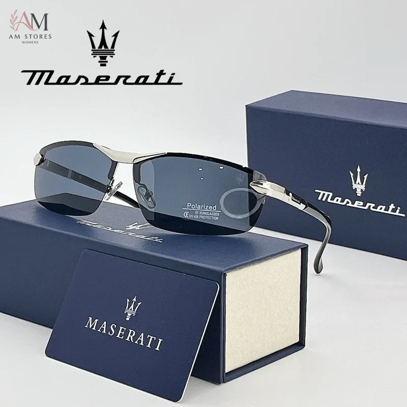 MASERATI Unisex Polarized Driving Sunglasses UV400 - view 1