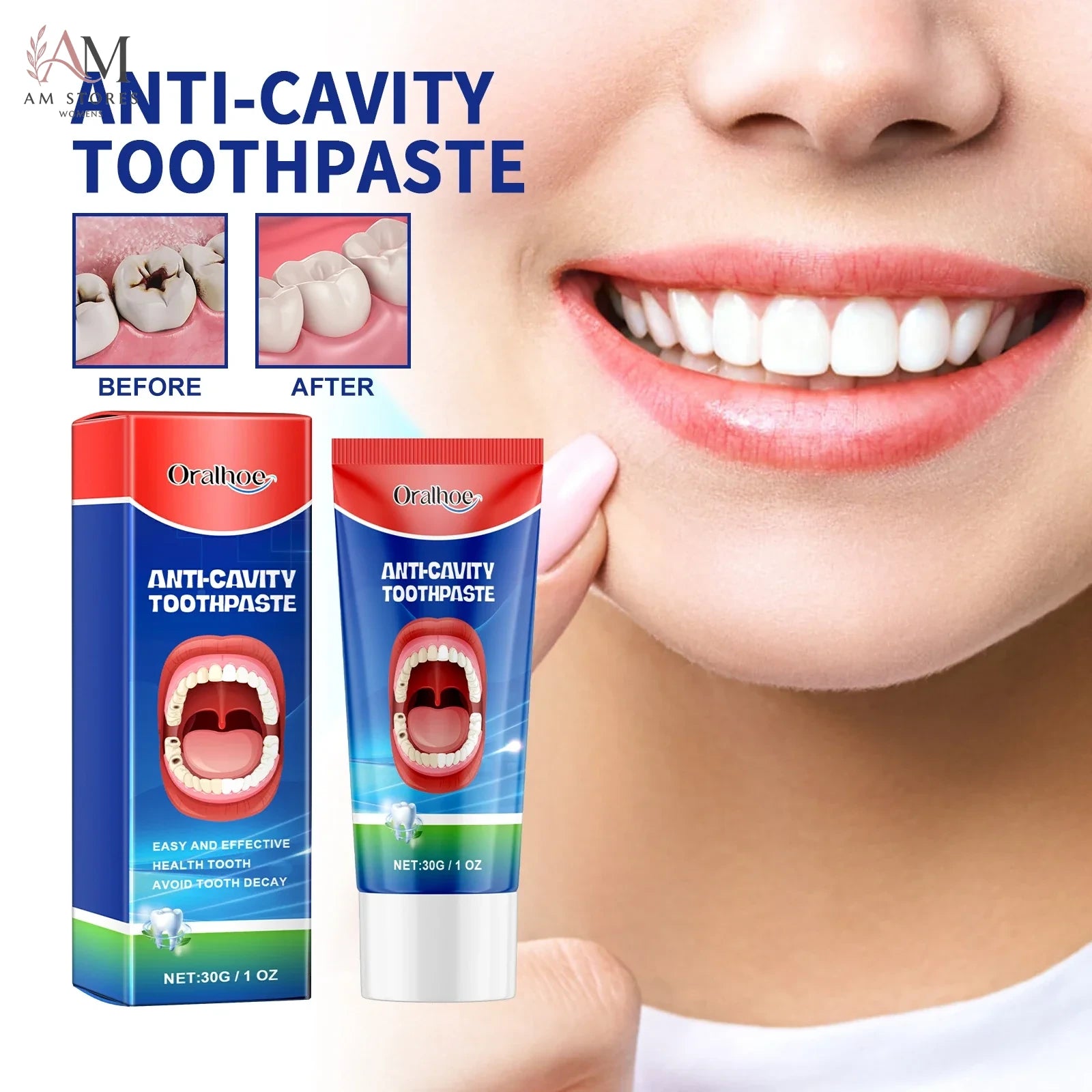 Anti-Cavity Fresh-Breath Toothpaste - view 1