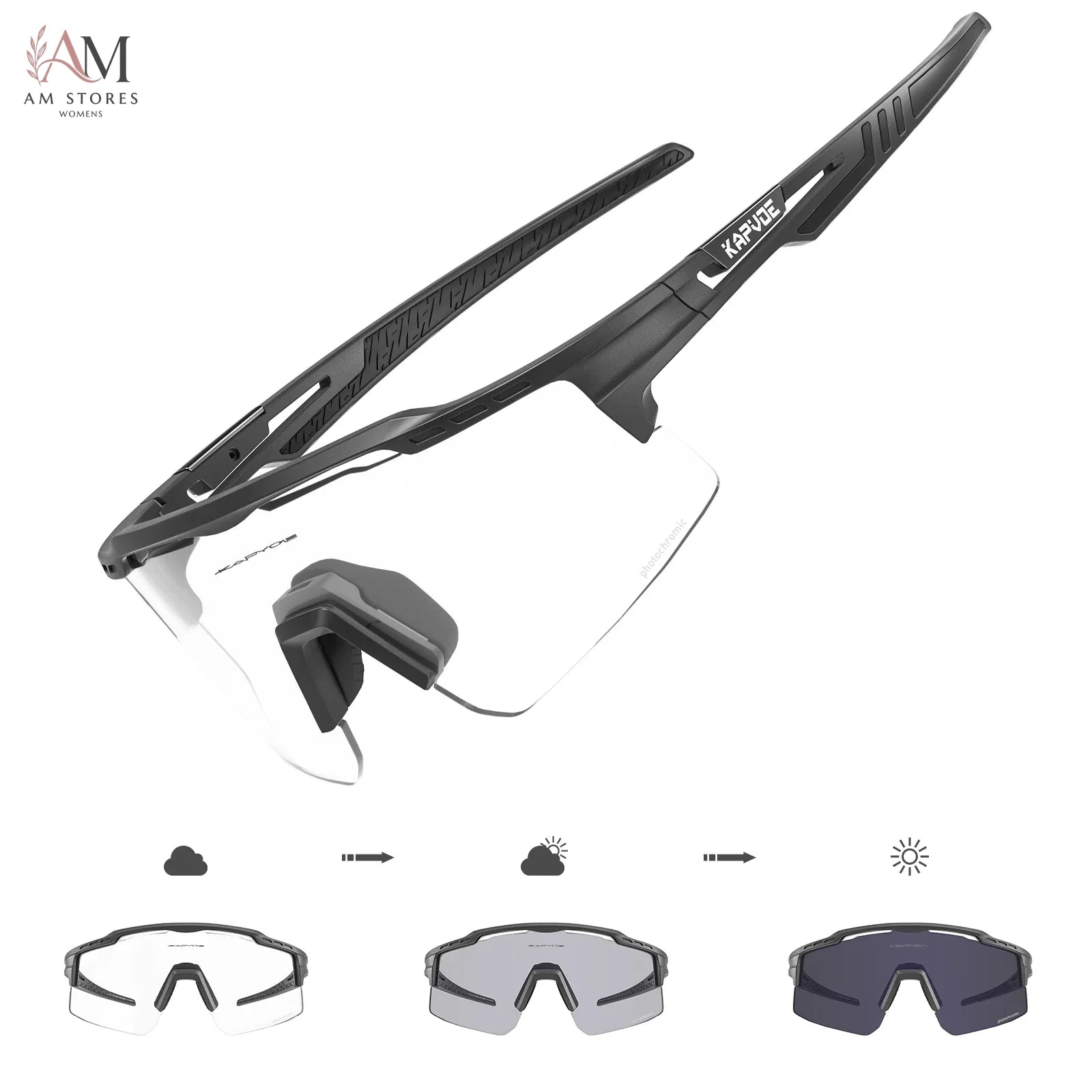 Unisex Photochromic Cycling Sunglasses UV400 - view 12