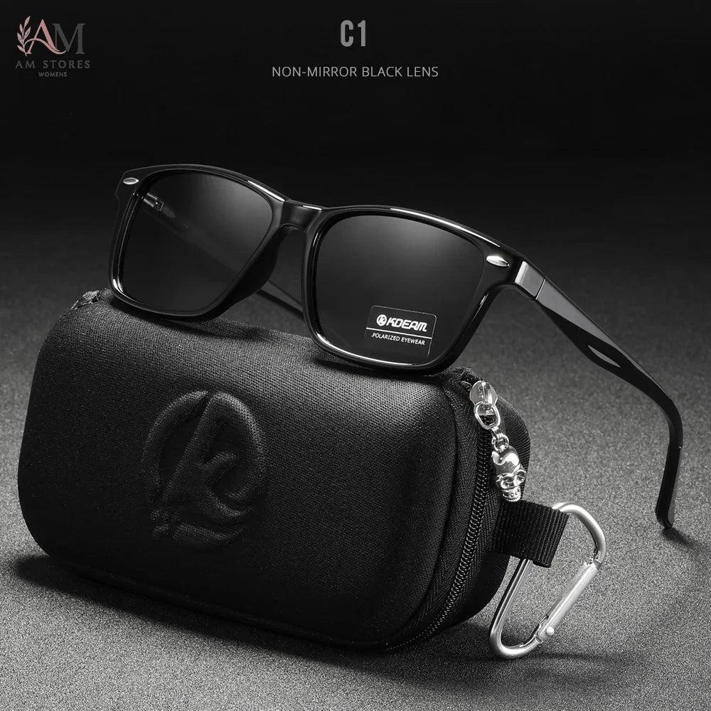 KDEAM Unisex Square Polarized TR90 KD398 Sunglasses - view 8