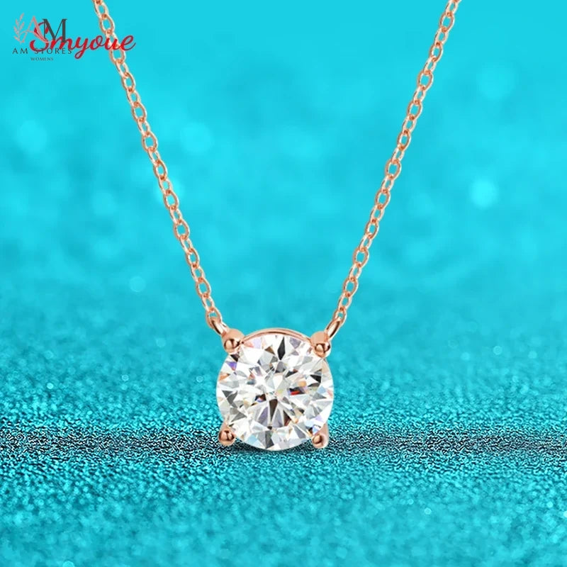 Smyoue Moissanite Pendant Women's Necklace - view 1