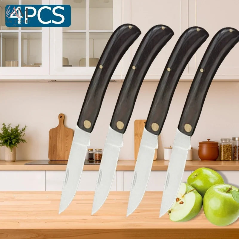Stainless Steel Folding Fruit Knife - view 10