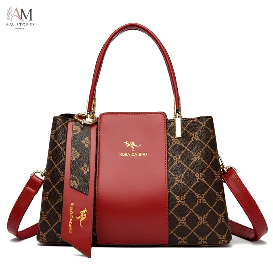 Women's Leather Large-Capacity Crossbody Bag - view 10