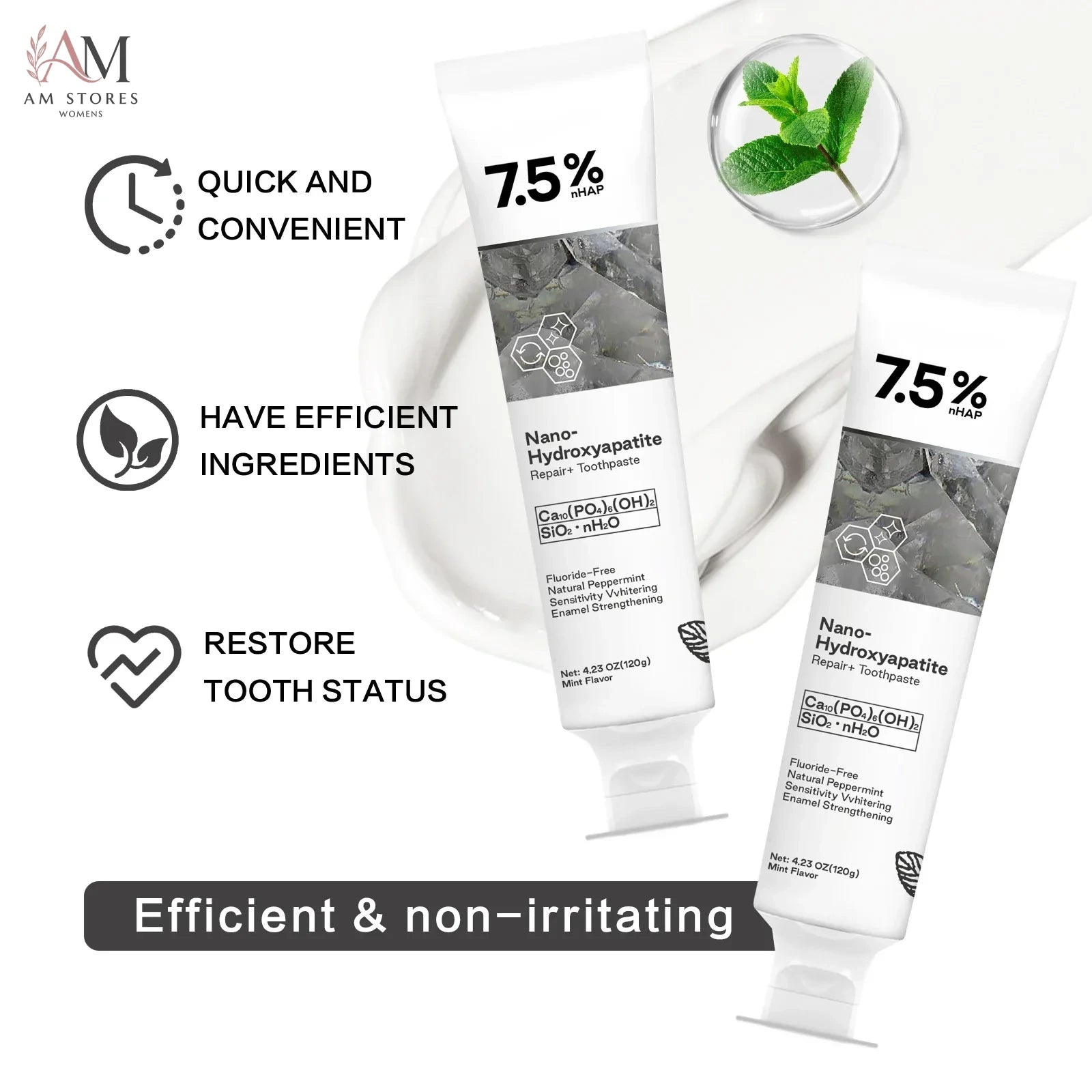 Nano Hydroxyapatite Toothpaste - view 2