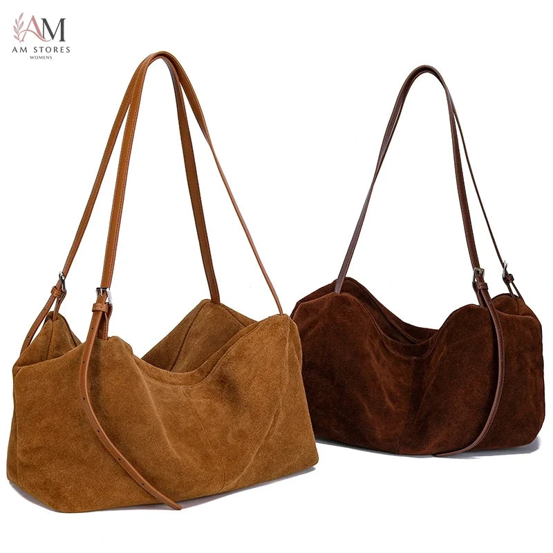 Women's Leather Large-Capacity Tote Bag - view 6
